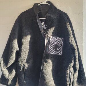 Alien Body "The Will Isn't Weak" Reversible Fleece Jacket Men’s Size XL Streetwe